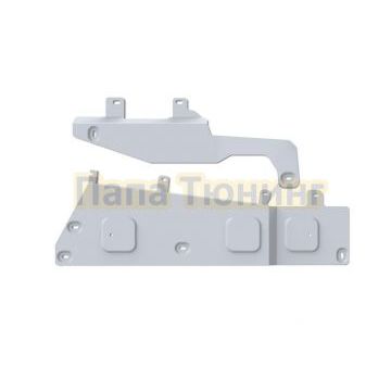 Защита топливных магистралей + комплект крепежа Rival Алюминий для Geely Okavango; 2024-; 2 0; FWD; РКПП.