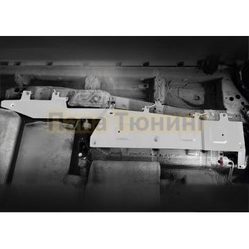 Защита топливных магистралей + комплект крепежа Rival Алюминий для Geely Okavango; 2024-; 2 0; FWD; РКПП.