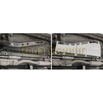 Защита топливных трубок + комплект крепежа Rival Алюминий для Haval Jolion 2021- V-1.5 Робот 2WD 4WD; HAVAL H3 1 5V Робот полный