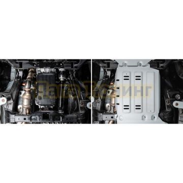 Защита КПП + комплект крепежа Rival Алюминий для TANK 300;2023-;2 0;4WD;АКПП;TANK 500;2023-;3 0 (299 л.с.);4WD;АКПП;HAVAL;H9;2024-;2 0;4WD;АКПП;HAVAL;H9;2024-;2 4d;4WD;АКПП;TANK 400(Бензин);2024-;2.0i;4WD;АКПП.