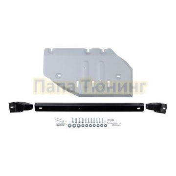 Защита РК + комплект крепежа Rival Алюминий 6мм для TANK 300;2023-;2 0;4WD;АКПП;TANK 500;2023-;3 0 (299 л.с.);4WD;АКПП;HAVAL;H9;2024-;2 0;4WD;АКПП;HAVAL;H9;2024-;2 4d;4WD;АКПП;TANK 400(Бензин);2024-;2.0i;4WD;АКПП.