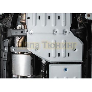 Защита РК + комплект крепежа Rival Алюминий 6мм для TANK 300;2023-;2 0;4WD;АКПП;TANK 500;2023-;3 0 (299 л.с.);4WD;АКПП;HAVAL;H9;2024-;2 0;4WD;АКПП;HAVAL;H9;2024-;2 4d;4WD;АКПП;TANK 400(Бензин);2024-;2.0i;4WD;АКПП.