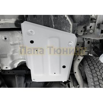 Защита топливного бака + комплект крепежа Rival Алюминий для Haval M6 V-1.5 Робот передний 2023-