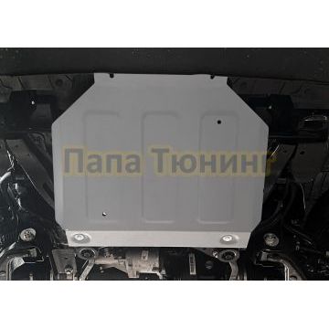 Защита радиатора + комплект крепежа Rival Алюминий для Jac T9 V - 2.0. АКПП полный 2024-