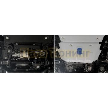 Защита картера + комплект крепежа Rival Алюминий для Jac T9 V - 2.0. АКПП полный 2024-