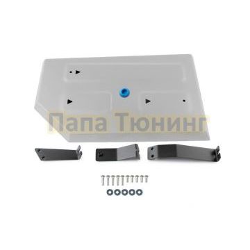 Защита топливного бака + комплект крепежа Rival Алюминий для Jaecoo J8;2024-;2 0;4WD;РКПП