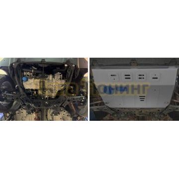 Защита картера + комплект крепежа Rival Алюминий для Jetour T2;2024;2.0;4WD;РКПП;Jetour T1;2025-;2.0;4WD;АКПП.