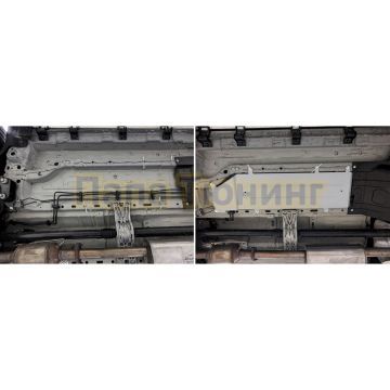 Защита топливной магистрали + комплект крепежа Rival Алюминий для Jetour Traveller;2023-;2 0;4WD;РКПП;Jetour T2;2024-;2 0;4WD;РКПП;Jetour T1;2025-;2.0;4