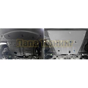 Защита картера + комплект крепежа Rival Алюминий для Jetour X50;2024-;1 5;FWD;РКПП;Jetour X50;2024-;1 5;FWD;МКПП