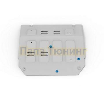 Защита картера + комплект крепежа Rival Алюминий для Kia Sonet;2024-;1.5;FWD;МКПП;Kia Sonet;2024-;1.5;FWD;CVT