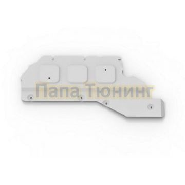 Защита кромки АКБ + комплект крепежа Rival Алюминий для Li L7; L9 2023- V1.5PHEV АКПП 4WD.