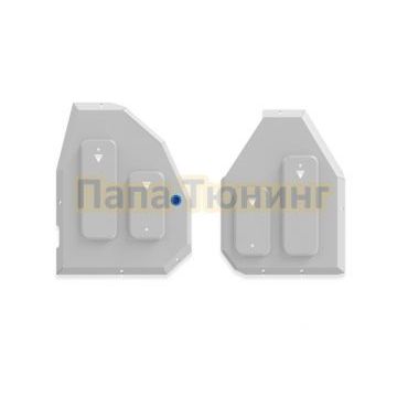 Защита топливного бака + комплект крепежа Rival Алюминий для Omoda C5 2021- V - 1.6T Робот 4WD.