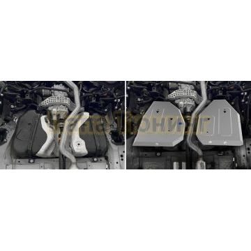 Защита топливного бака + комплект крепежа Rival Алюминий для Omoda C5 2021- V - 1.6T Робот 4WD.