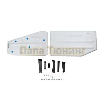 Защита топливного бака + комплект крепежа Rival Алюминий 6мм для TANK 700;2024-;3 0;4WD;АКПП