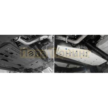 Защита топливного бака + комплект крепежа Rival Алюминий 6мм для TANK 700;2024-;3 0;4WD;АКПП