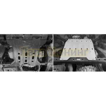 Защита КПП + комплект крепежа Rival Алюминий 6мм для TANK 700;2024-;3 0;4WD;АКПП