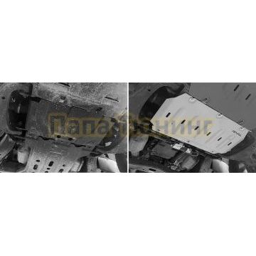 Защита картера + комплект крепежа Rival Алюминий 6мм для TANK 700;2024-;3 0;4WD;АКПП