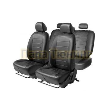 Авточехлы для Kaiyi E5 (40/60) 2021- экокожа строчка