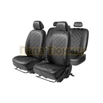 Авточехлы для Kaiyi E5 (40/60) 2021- экокожа ромб