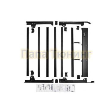 БАГАЖНИК С АЛЮМИНИЕВЫМИ ПРОФИЛЯМИ RIVAL 1360x1115 ММ для LADA NIVA TRAVEL (2021-) (СО ШТАТНЫМИ РЕЙЛИНГАМИ)