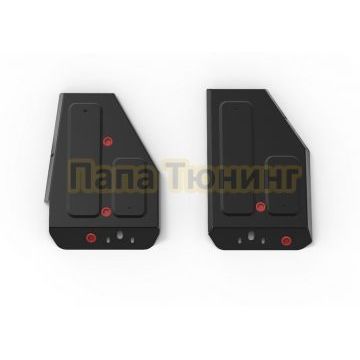 Защита топливного бака + комплект крепежа АвтоБРОНЯ Сталь для Jetour Traveller;2023-;2;4WD;РКПП; Jetour T2;2024-;2;4WD;РКПП;Jetour T1;2025-;2.0;4WD;АКПП