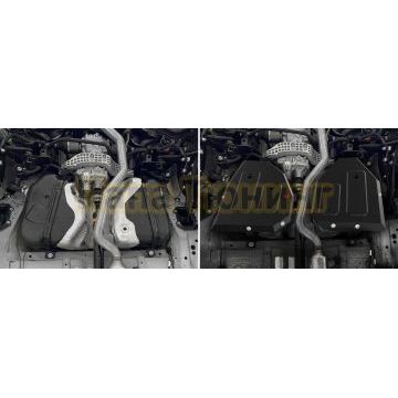 Защита топливного бака + комплект крепежа Автоброня Сталь для Omoda C5 2021- V - 1.6T Робот 4WD.