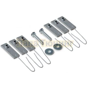 Универсальный комплект М10 с проволкой шесть закладных