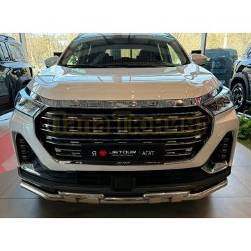 Защита переднего бампера двойная с перемычками Папа Тюнинг d60/42 для JETOUR X90 Plus 2022-