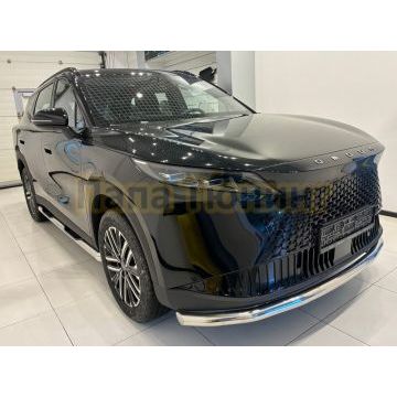 Защита переднего бампера Папа Тюнинг d60 для CHERY Omoda C7 2025-