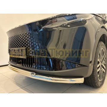 Защита переднего бампера двойная Папа Тюнинг d 60/42 для CHERY Omoda C7 2025-