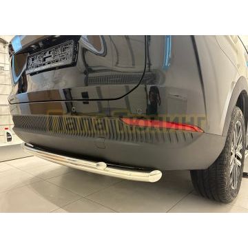 Защита заднего бампера двойная Папа Тюнинг d60/42 для CHERY Omoda C7 2025-