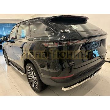 Защита заднего бампера двойная Папа Тюнинг d60/42 для CHERY Omoda C7 2025-
