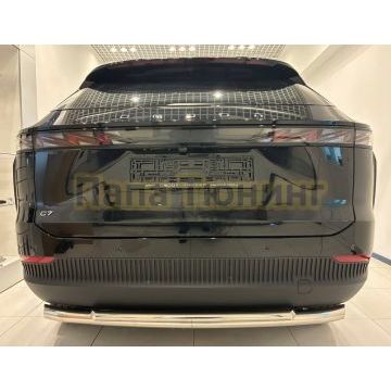 Защита заднего бампера двойная Папа Тюнинг d60/42 для CHERY Omoda C7 2025-