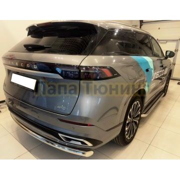 Защита заднего бампера Папа Тюнинг d60 для JAECOO J8 2024-