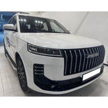 Пороги с накладным листом Папа Тюнинг d53 для JAECOO J6 2026-