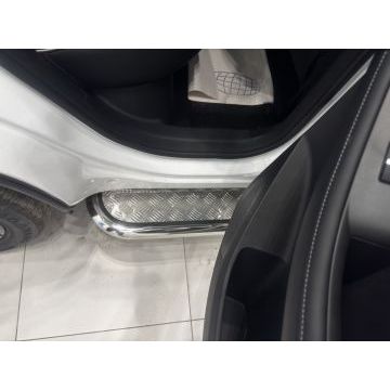 Пороги с накладным листом Папа Тюнинг d53 для JAECOO J6 2026-