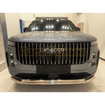 Защита переднего бампера двойная Папа Тюнинг d60/42 для JAECOO J7 2023-2025