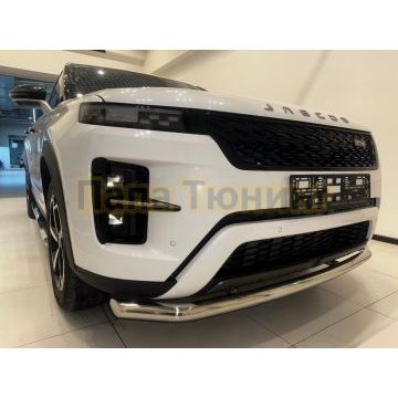 Защита переднего бампера Папа Тюнинг d60 для JAECOO J7 2025- Рестайлинг
