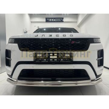 Защита переднего бампера двойная Папа Тюнинг d60/42 для JAECOO J7 2025- Рестайлинг