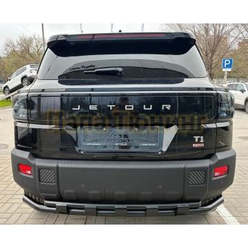 Защита заднего бампера двойная с перемычками Папа Тюнинг d60/42 для JETOUR T1 2025-