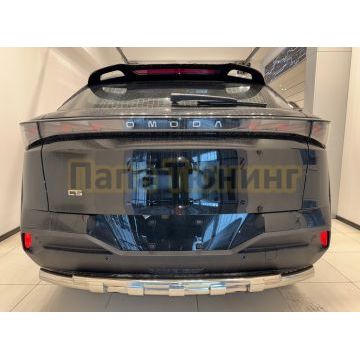 Защита заднего бампера двойная с перемычками Папа Тюнинг d60/42 для OMODA C5 Рестайлинг 2026-