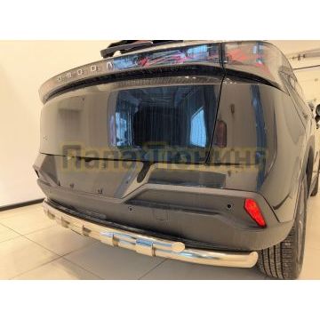 Защита заднего бампера двойная с перемычками Папа Тюнинг d60/42 для OMODA C5 Рестайлинг 2026-