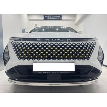 Защита переднего бампера Папа Тюнинг d60 для OMODA C5 Рестайлинг 2024-