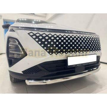 Защита переднего бампера Папа Тюнинг d60 для OMODA C5 Рестайлинг 2024-