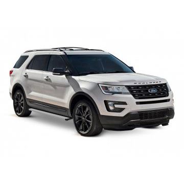 Пороги алюминиевые Slim Line Silver для Ford Explorer 2011-