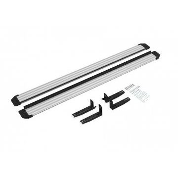 Пороги алюминиевые Slim Line Silver для Great Wall Hover H3/H5/DW Hower H3/Haval H5 2010-2024