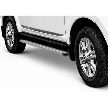 Пороги алюминиевые Slim Line Silver для Great Wall Hover H3/H5/DW Hower H3/Haval H5 2010-2024