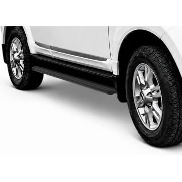 Пороги алюминиевые Slim Line Black для Great Wall Hover H3/H5/DW Hower H3/Haval H5 2010-2024
