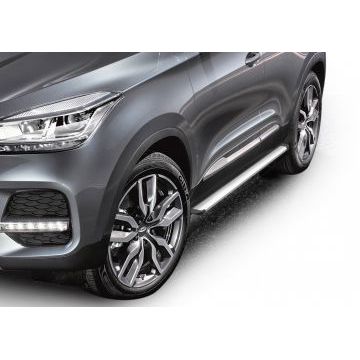Пороги "Slim Line Silver" для Chery Tiggo 4 Pro 2023-