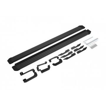 Пороги алюминиевые Slim Line Black для Chery Tiggo 7/7 Pro/7L 2025-/8 2019-/Exeed LX 2022-/Chery Tiggo 8 Pro 2021-/Chery Tiggo 8 Pro Max 2022-/8 Pro Max Рестайлинг 2024-/Chery Tiggo 7 Pro Max 2022-2024/2024-/XCITE X-Cross 7 2024-